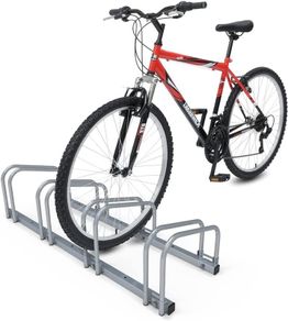 4 Bike Stand Floor or Wall mounted bike rack for garage Bicycle Parking rack Cycle Storage Locking Stand (FREE POSTAGE)