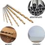 60PCS HSS Shank Twist Drill Bit Set Titanium Coated 1/1.5/2/2.5/3/3.5mm High Speed Steel Twist Drill Bits Tools for Wood Plastic and Aluminum (FREE POSTAGE) Image 6