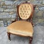 Superb Pair of 19th Century Walnut Armchairs. Image 3