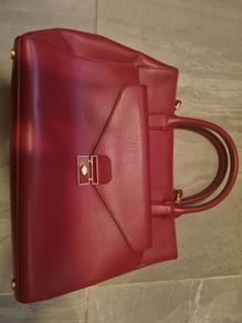 Lulu Guinness Burgundy Bag