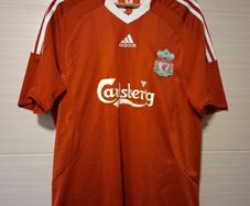 Liverpool Jersey. Official Adidas Liverpool FC Mens Home Jersey Season 2008-2010. Authentic Original. Not A Modern Day Remake.