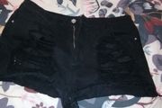 beautiful new misguided black rib shorts