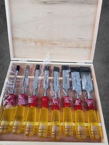 Toolzone 8-piece wood chisel set
