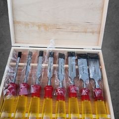 Toolzone 8-piece wood chisel set