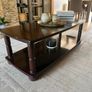 Vintage wood coffee table Image 2