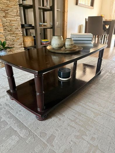 Vintage wood coffee table