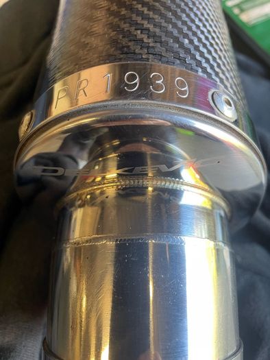 Suzuki GS500 Delkevic exhaust and silencer