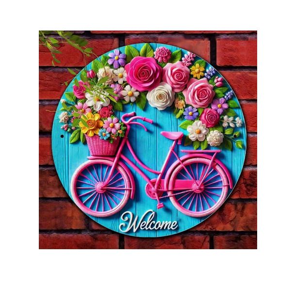 Bohemian Style Round Rug - ideal for eco-friendly home