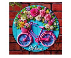 Colourful 'Welcome' Sign - nice gift