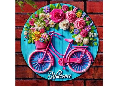 Colourful 'Welcome' Sign - nice gift