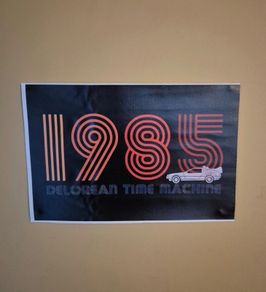 Back to the Future Canvas Poster