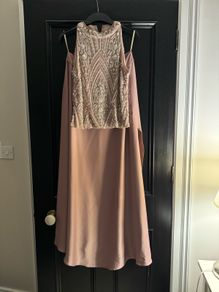Folkster Pink Bridesmaid skirt and top
