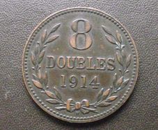 1914 Guernsey 8 Doubles