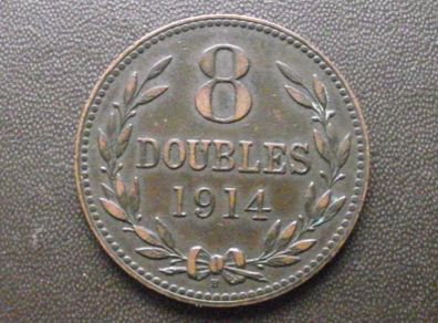 1914 Guernsey 8 Doubles