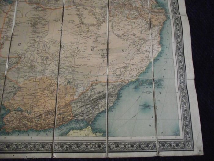 Philips New Map of Africa - London and Liverpool - George Philip & Son-Ca.1890