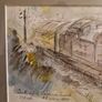 Framed Watercolour of A8 Class Loco train Image 2