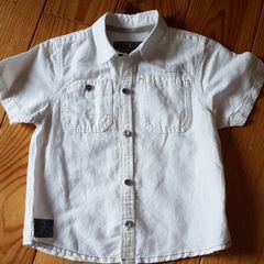 Age 4 NEXT White Linen Shirt