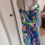 Brand new Shein over the knee multi colour strappy dress  size L UK12/14 EU40/42 Postage included Image 3