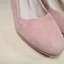 CLARKS KELDA HOPE smart court shoes heels Dusty pink rose Pink Suede leather closed toe Size UK 5.5D EU 39 BRAND NEW Image 6