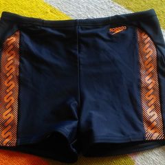SPEEDO swim trunks togs navy 12 13 14 years