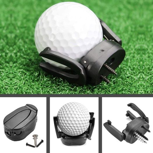 Golf Ball Retrievers Mini Foldable Golf Ball Pick Up Tool Saver Putter Grip Black Retriever Plastic Claw Grabber Ball Claw Putter Golf Accessories Tool 3 Pack