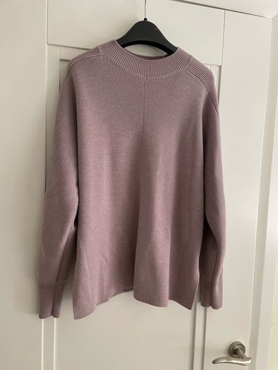 Jaeger merino wool lilac skirt and jumper