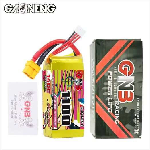 8 NEW Gaoneng GNB 1100mAh 3S 11.1V 140C 8Lipo Batteries XT60