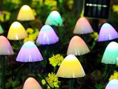 Solar Garden Lights 20 LED Solar Mushroom Lights, Outdoor Waterproof Garden Ornament Mushroom Lights for Pathway Landscape Patio Yard Lawn Backyard Wedding Party (Multicolor)