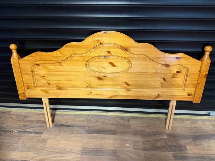 Solid Pine Headboard - Double