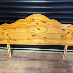 Solid Pine Headboard - Double