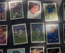 Various cards a&bc differnt colour backs and soccer stars