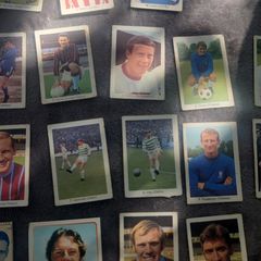 Various cards a&bc differnt colour backs and soccer stars