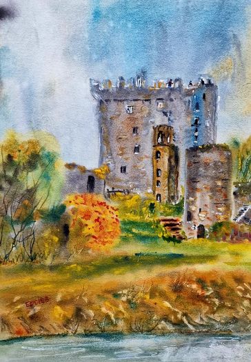 blarney castle watercolor