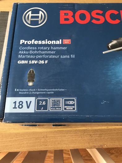 Bosch Gbh 18v-26f