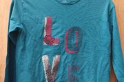Gorgeous blue/teal colour tee shirt, age 11-12 NAME IT