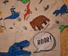 Aldi single bed duvet set, reversible, dinosaur theme
