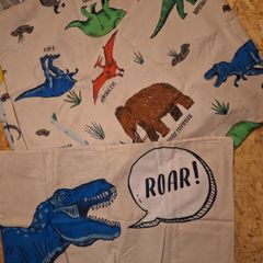 Aldi single bed duvet set, reversible, dinosaur theme
