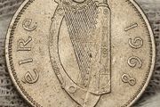 Ireland 1968 6d Sixpence Beautiful Uncirculated
