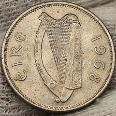 Ireland 1968 6d Sixpence Beautiful Uncirculated