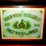 Vintage D.W.D. Dublin Whisky Distillery Framed Ad Image 2