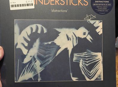 Tindersticks Distractions Lp Blue Vinyl Signed Edition