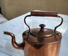 Copper kettle antique