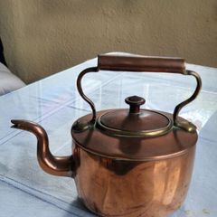 Copper kettle antique