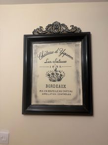 French Style Vintage Metal Wall Art