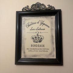 French Style Vintage Metal Wall Art