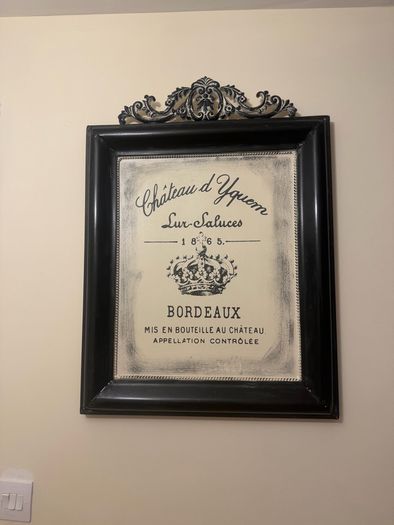 French Style Vintage Metal Wall Art