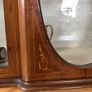 Antique  mahogany inlay display cabinet Image 3
