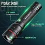 NEW SALE | LED Torch Rechargeable, 2 Pack Super Bright Adjustable Focus Flashlight, 3 Lighting Modes, Long Battery Life, Waterproof Pocket Size Torch for Power Cuts Image 3