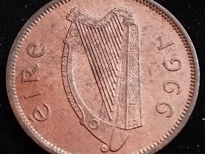 Ireland - 1966 - Half Penny - Sow - AU - KM.10 - [2027]