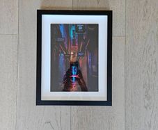 Framed print "Dublin old school" print by Maxi